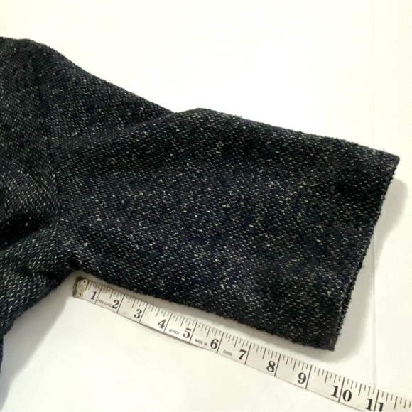 CAbi Black Wool-blend Tweed Swing Jacket Blazer Coat Small - Picture 15 of 15